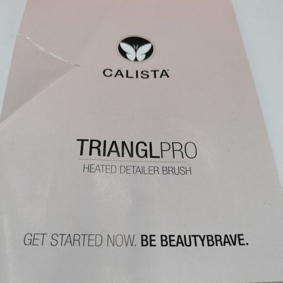 Calista TrianglPRO Triangl Pro Heated Hair Detailer Brush Tulip Floral Pattern - Picture 8 of 11